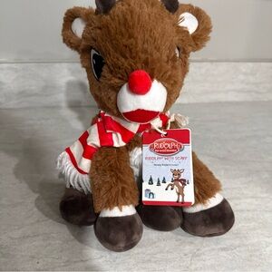 Warmies Microwavable French Lavender Scented Rudolph With Scarf Plush